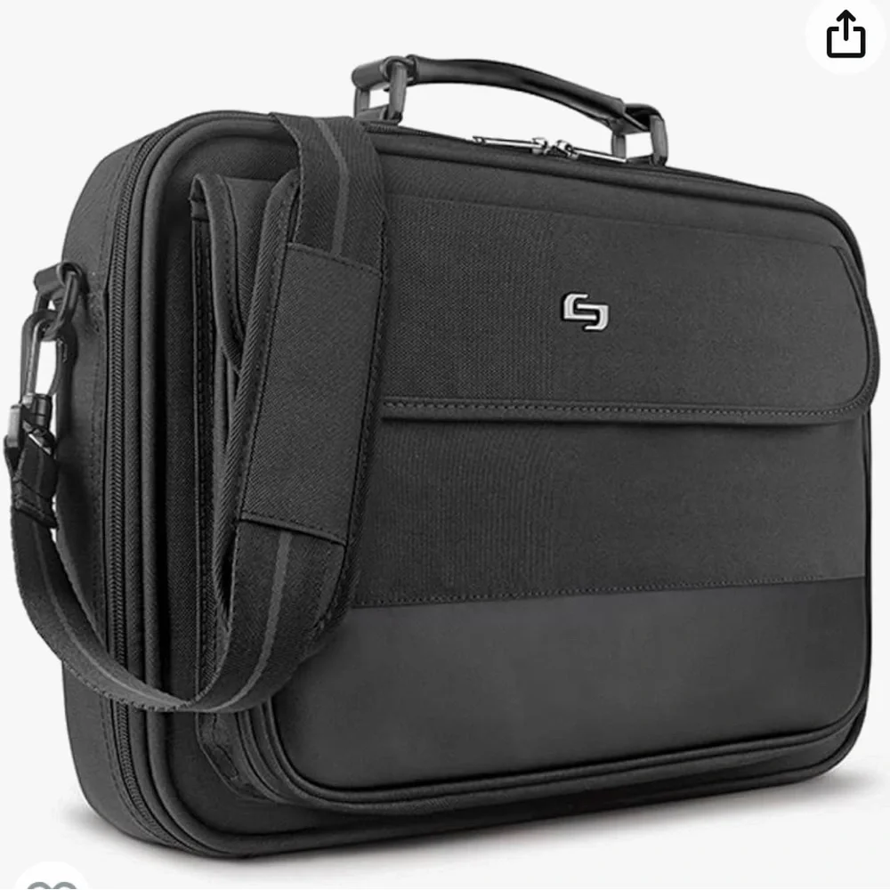 Solo New York Rockefeller 15.6 inch Laptop Slim Brief Black